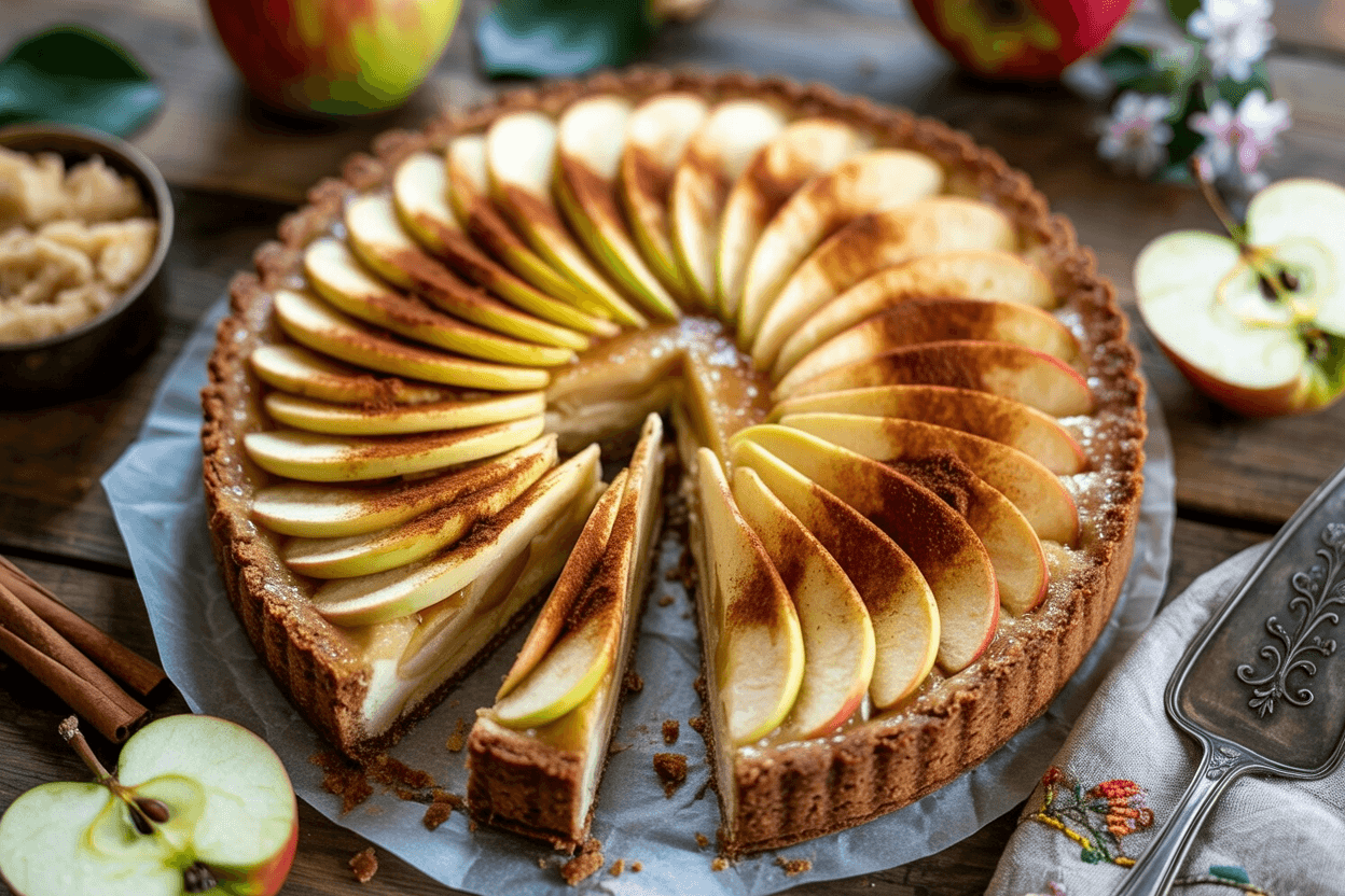 Apfeltorte mit Schmand